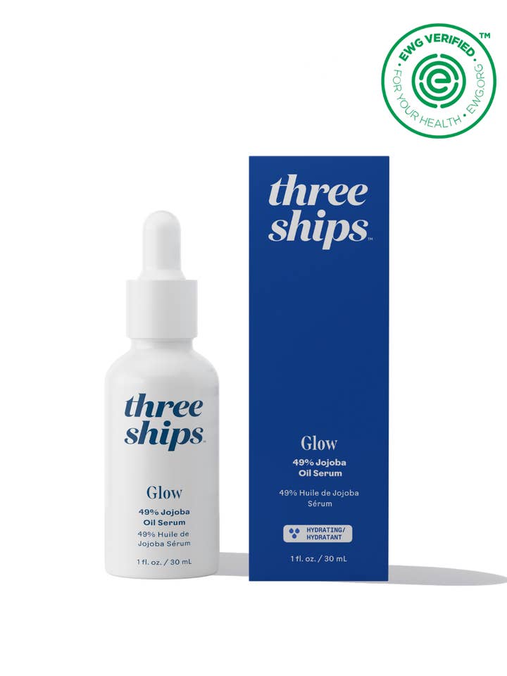 Glow 49% Jojoba Oil Serum for wholesale by Three Ships (No Duties | Ships from US/CA | USMCA Compliant)
