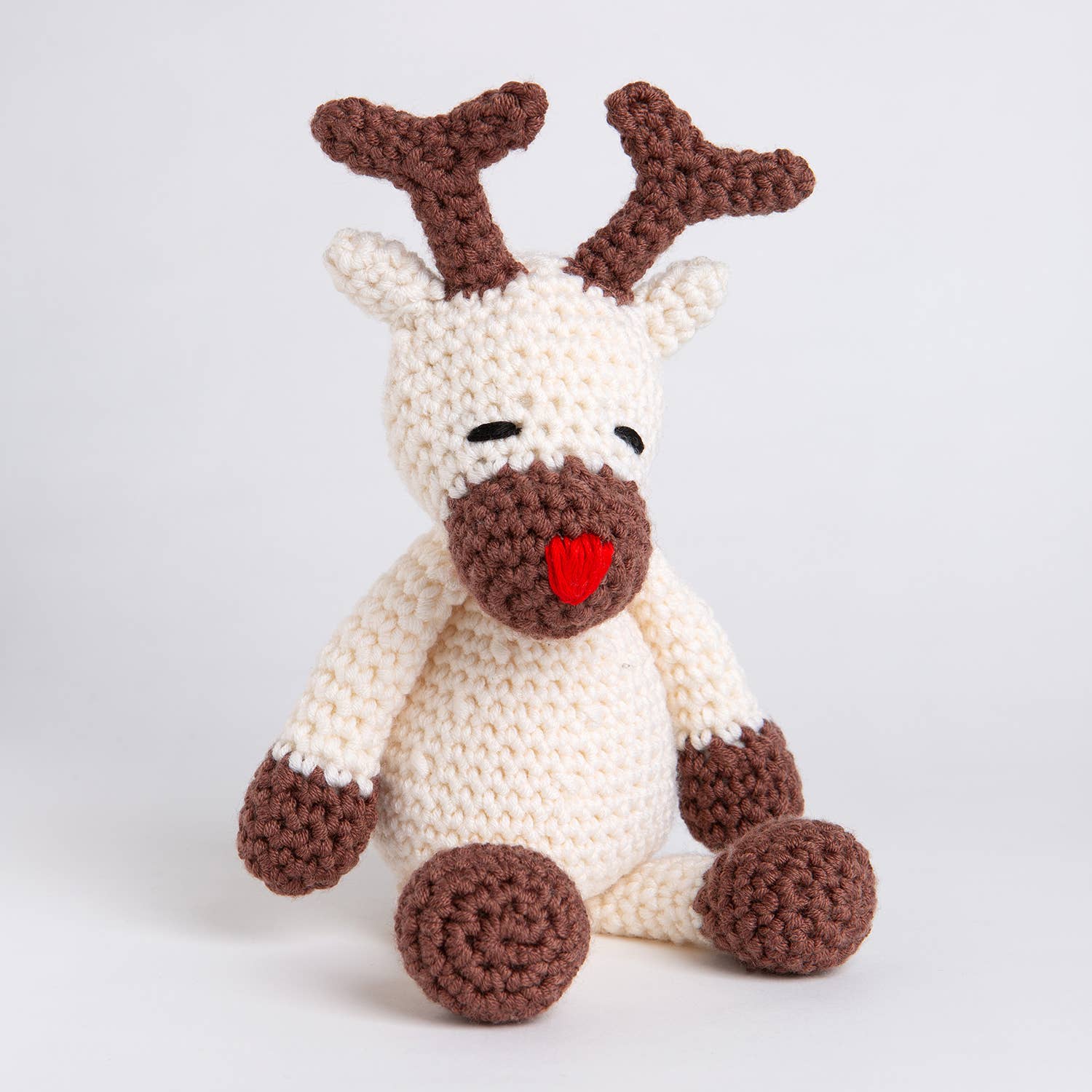 Wool Couture Company - Wholesale DIY Craft Kit - Raphael the Reindeer Easy Crochet Kit3