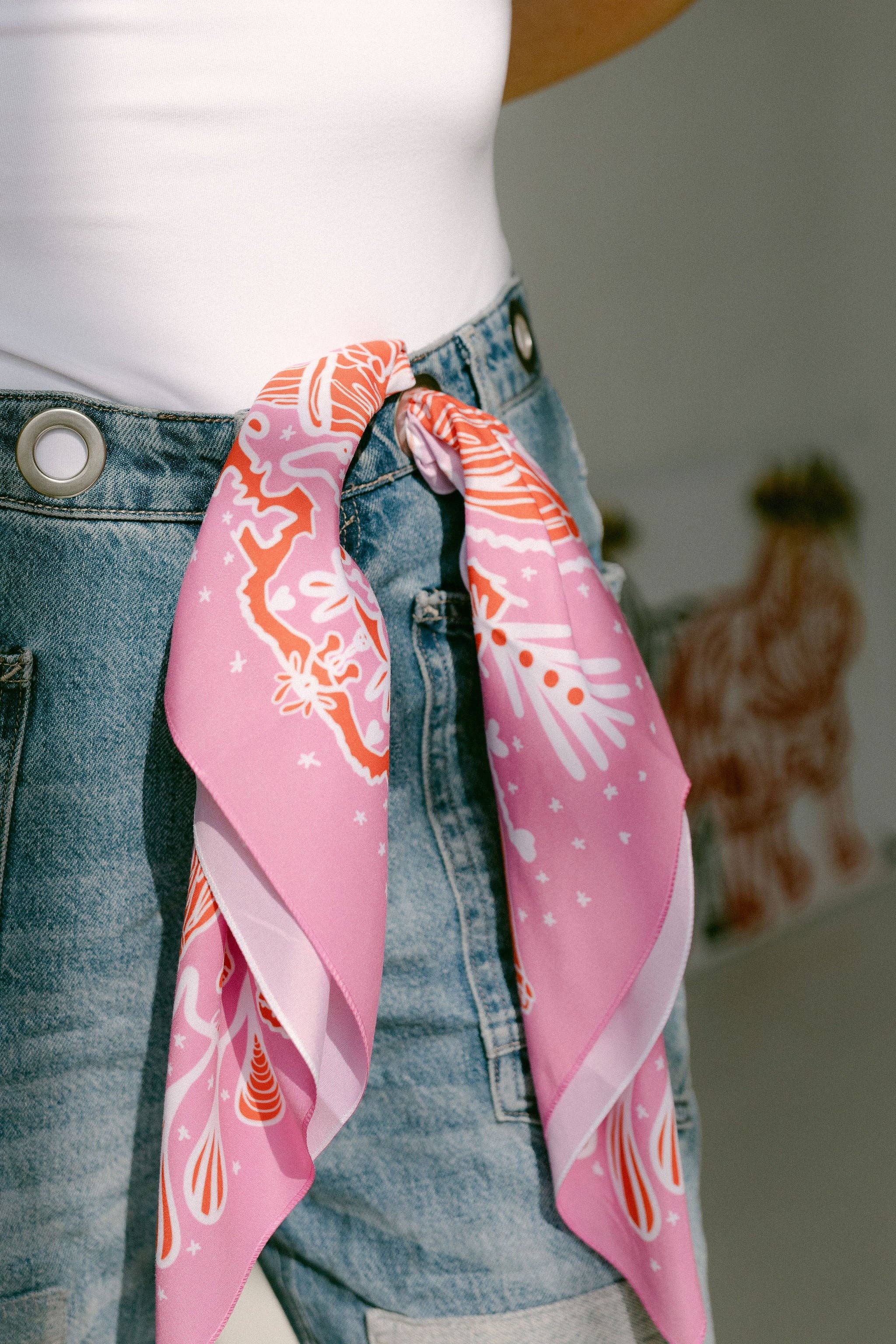 chanartchanart - Wholesale Bandana - Women's - Pink Chandana1