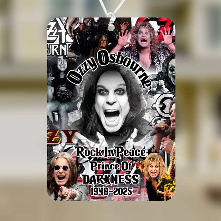 Ozzy O Air Freshener for wholesale by Graveyard Offerings