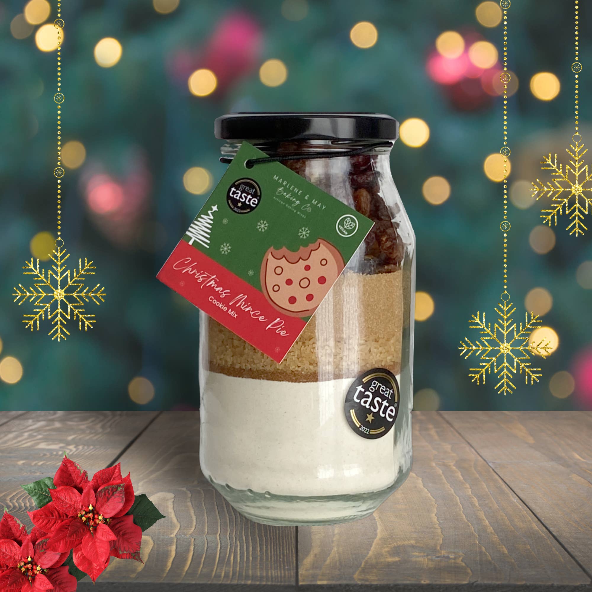 Marlene & May Baking Co - Wholesale Biscuit mix - Award-Winning Christmas Mince Pie Cookie Mix (Ve/V)