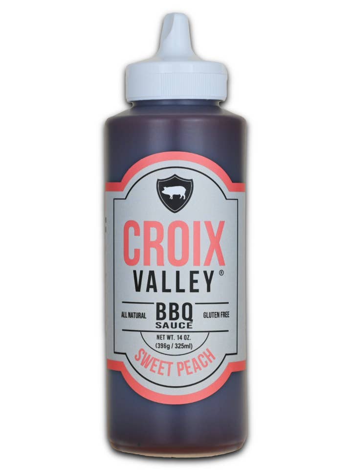Foundry Series Sweet Peach BBQ Sauce for wholesale by Croix Valley Foods