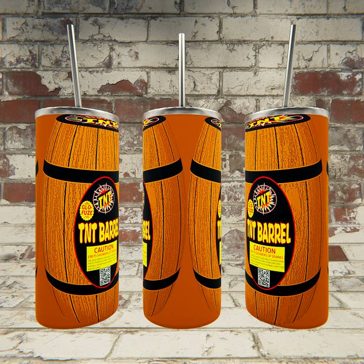 TNT Barrel for wholesale by Triple D's Tumblers n More