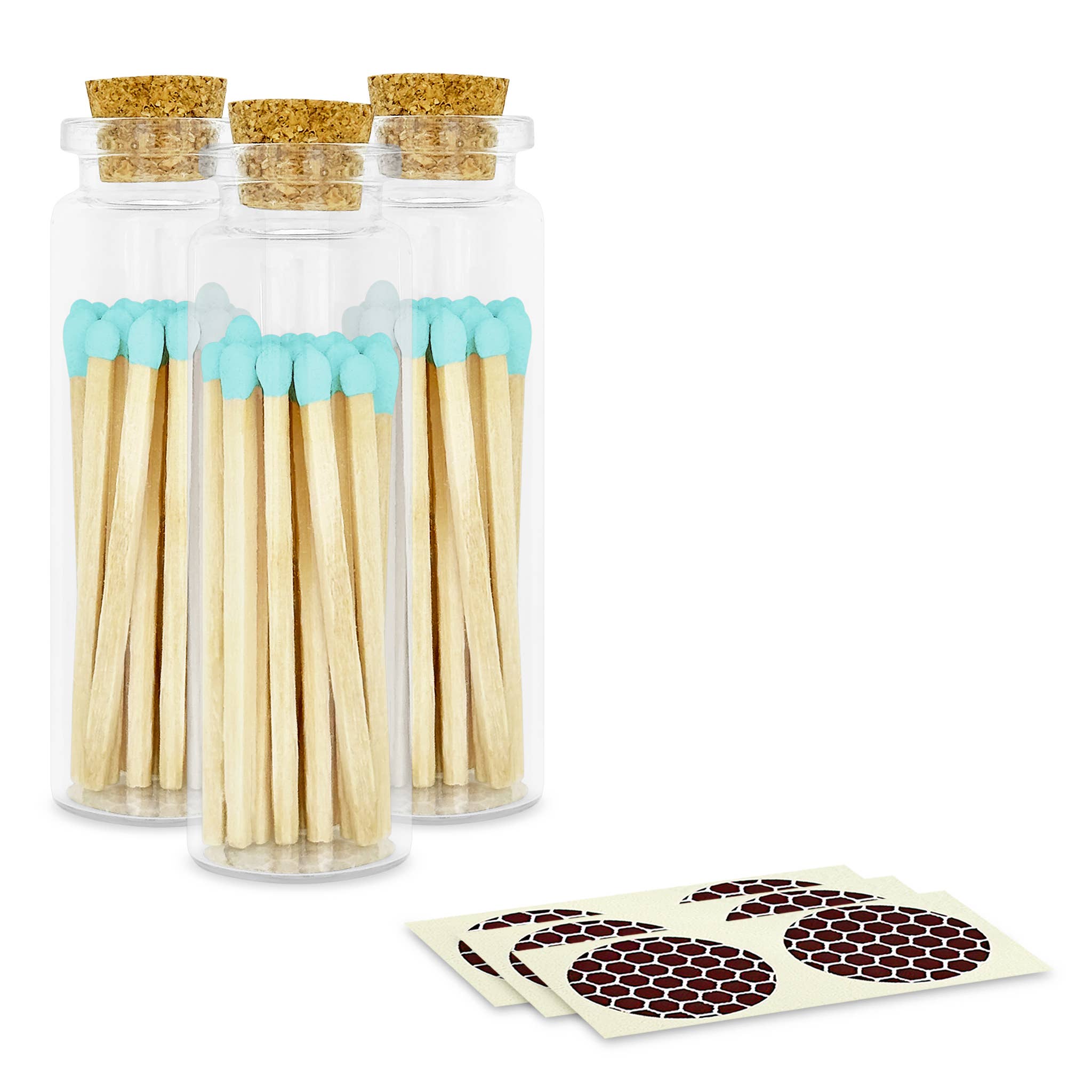 Thankful Greetings - Wholesale Matches - 2" Matches + Small Bottle - Color of Your Choice + Strikers14