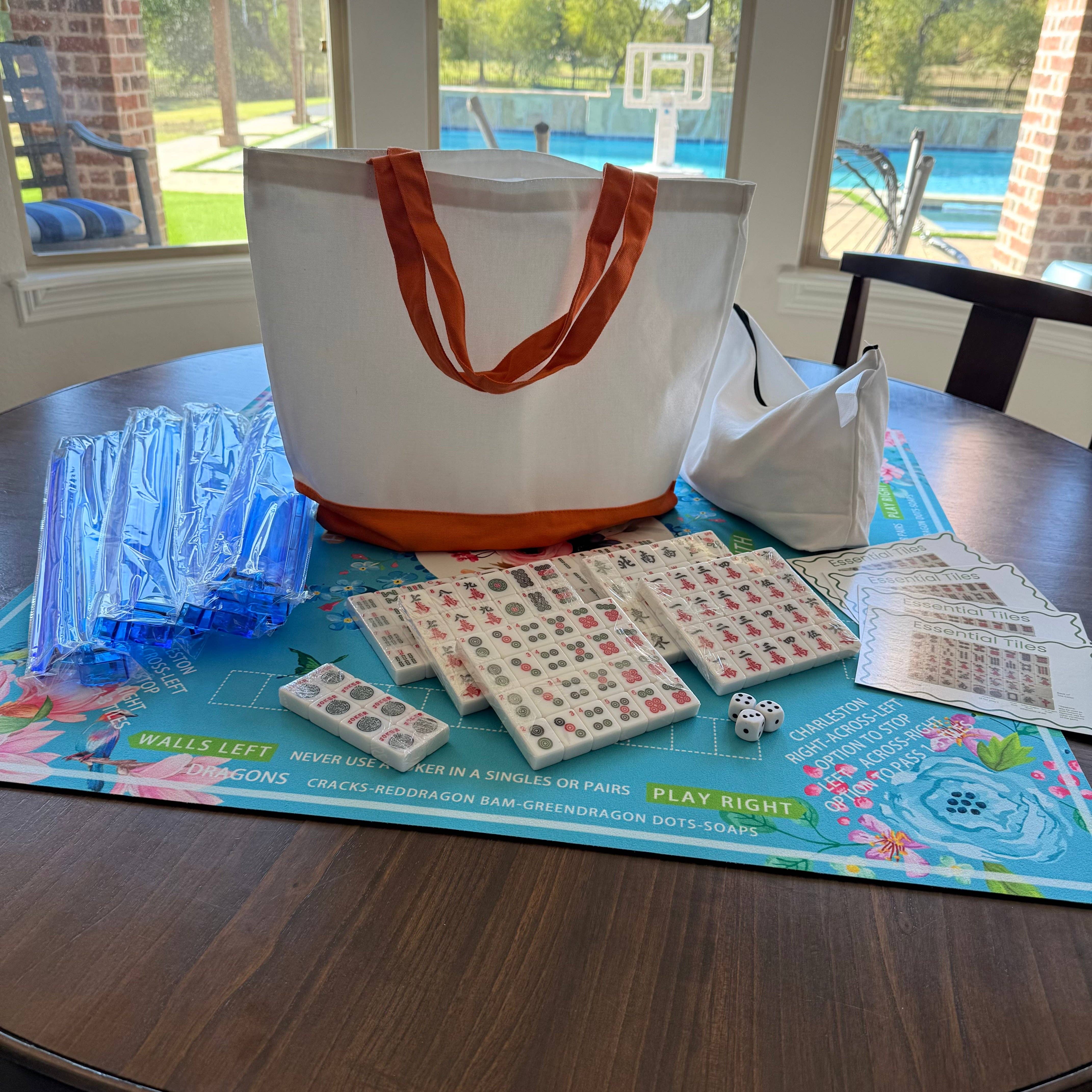 Mahjong Studios - Wholesale Board Game - All In One - Mahjong Tile Set + Bag - American Mahjong Set 152 Tiles8