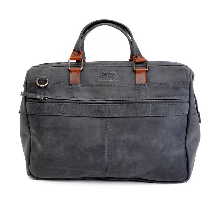 Berba Lederwaren B.V. - Wholesale Laptoptas - Uniseks - Leren zaken tas Barbarossa 826-170-07