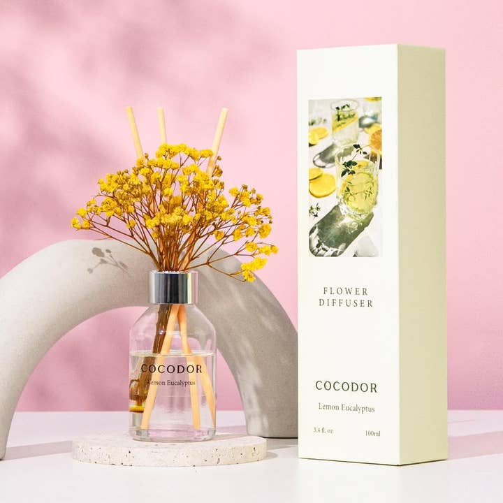Difusor de Flores Cocodor 100ml (3,4oz) – Limão Eucalipto por atacado de Cocodor Italy srl