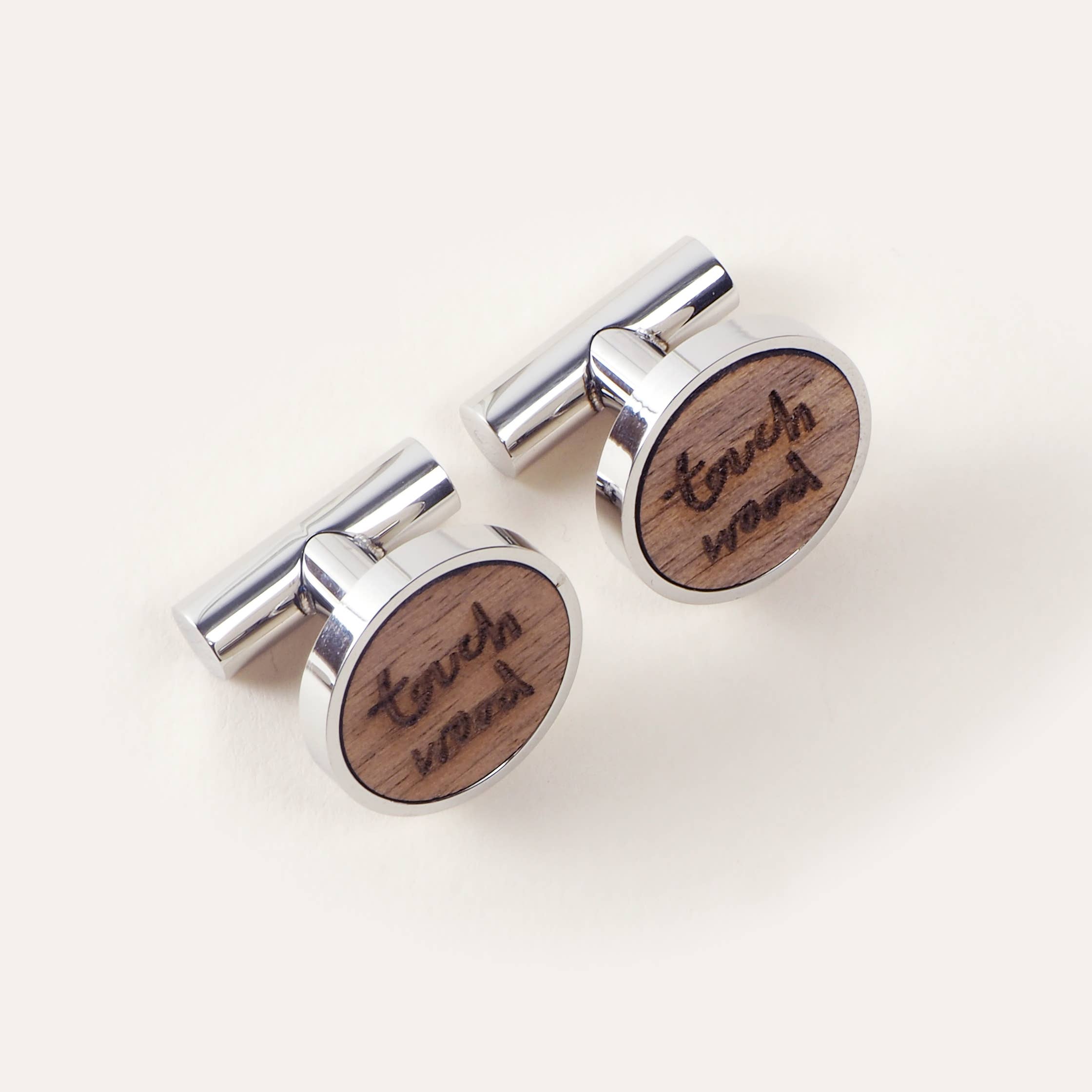 Kutuu – wholesale Cufflinks – Touch Wood Cufflinks