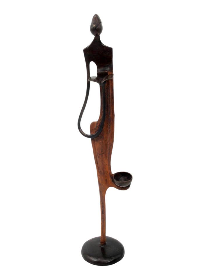 Bronze d'Abdoulaye 55cm marron n°1 pour la vente par Lafi Bala