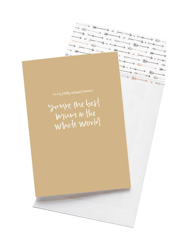 Carte de vœux You're The Best Mum pour la vente par Emma Kate Co.