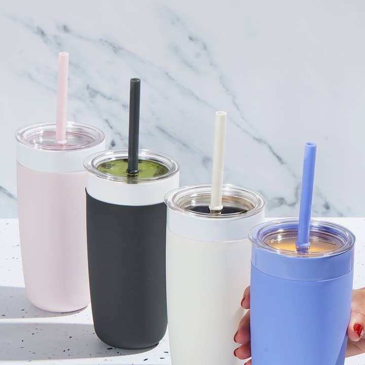 W&P - Wholesale Drink Lids - Straw Attachment Accessory Lid for Insulated Tumbler