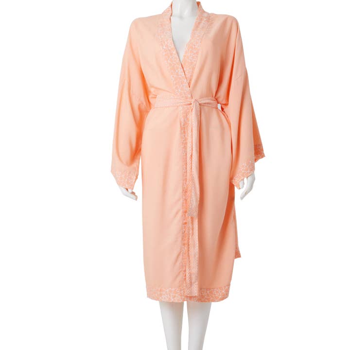 Kimono apricot Venus voor wholesale door LINDA HERING