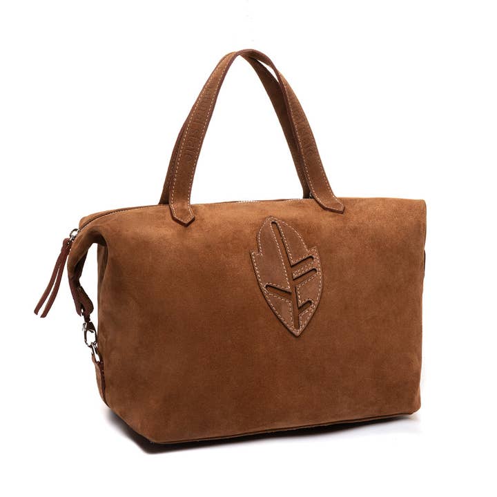 BOLSO BOWLING PIEL SERRAJE para venta al por mayor de Natural State Bags