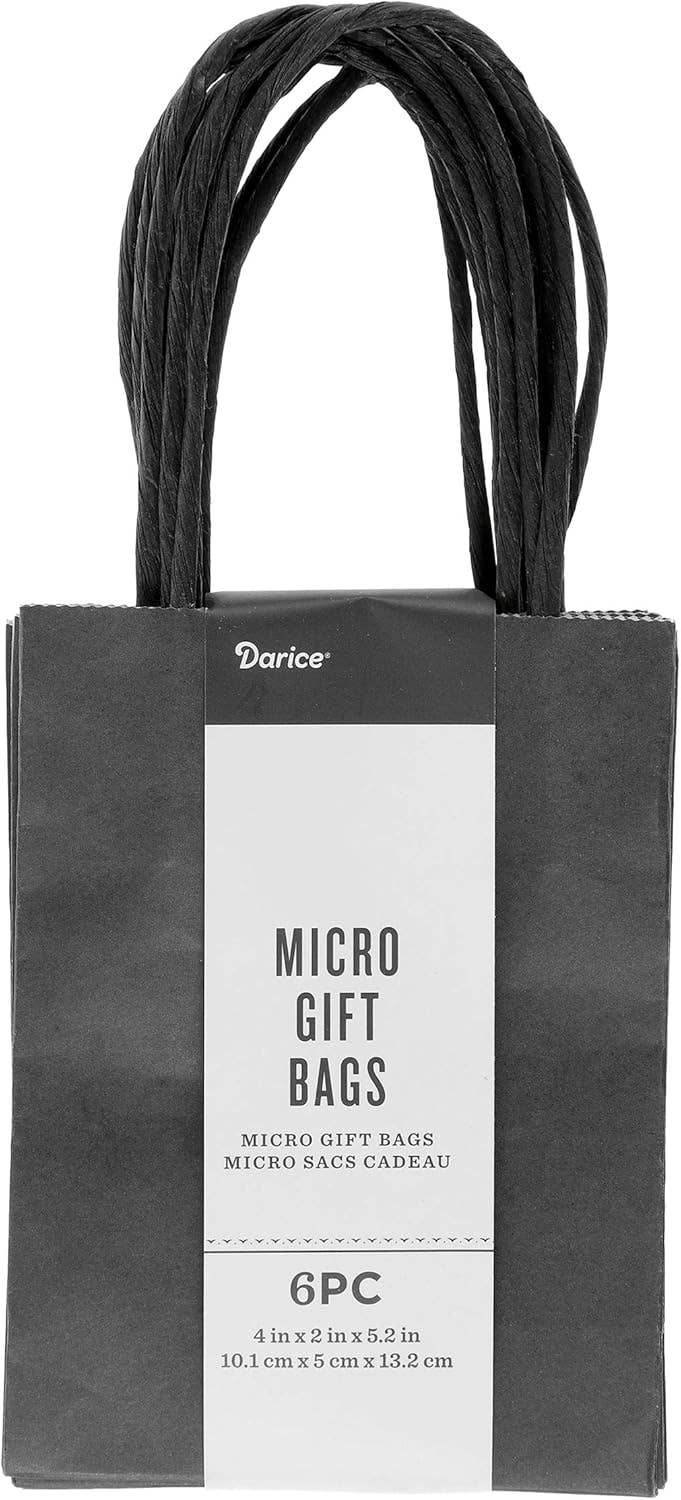 Factory Direct Craft - Wholesale Grocery/Shopping Bag - Mini Gift Bags (6 per pack) - Select Color5