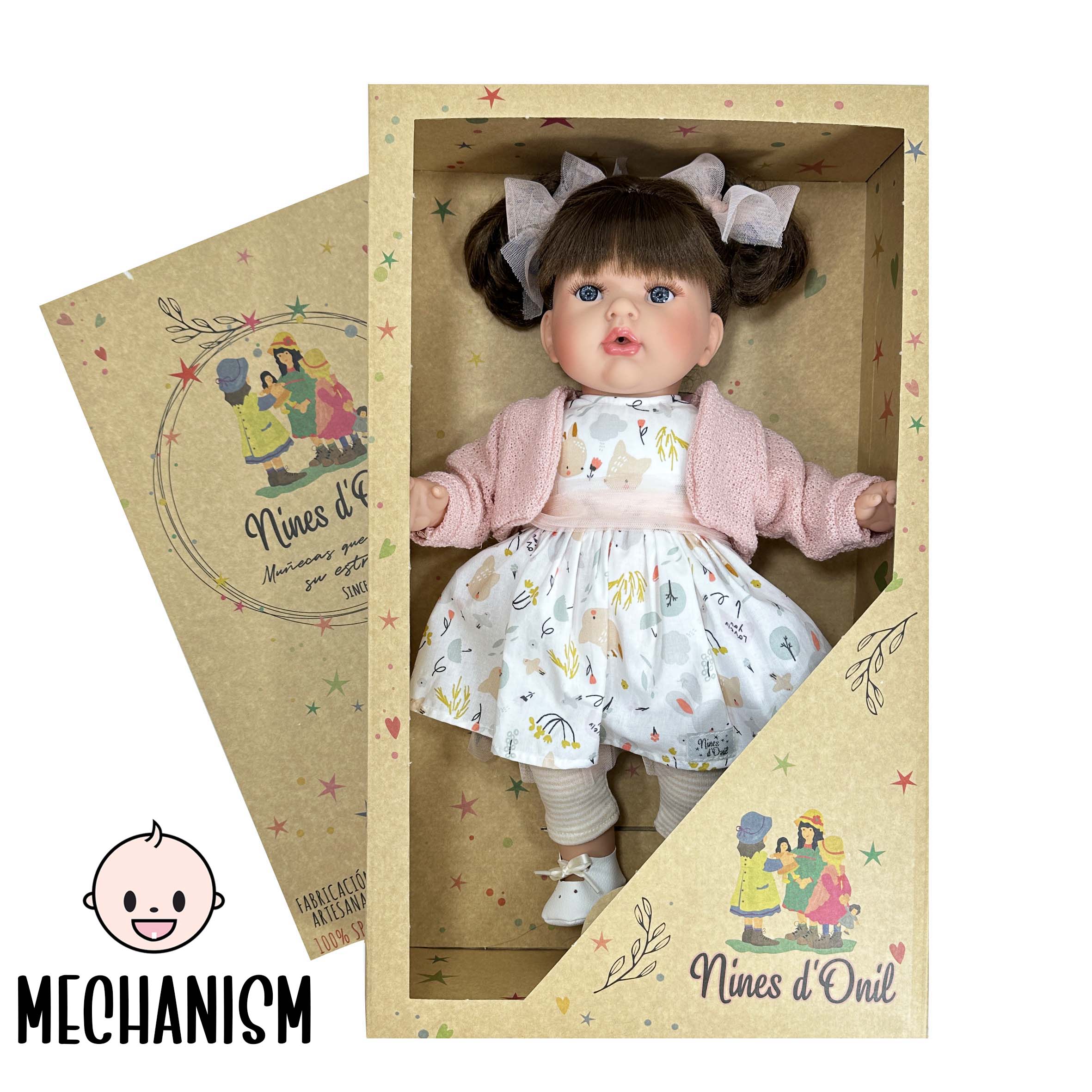Nines Artesanals d'Onil Dolls - Wholesale Doll - Kids - TITA SPRING BRUNETTE DOLL3