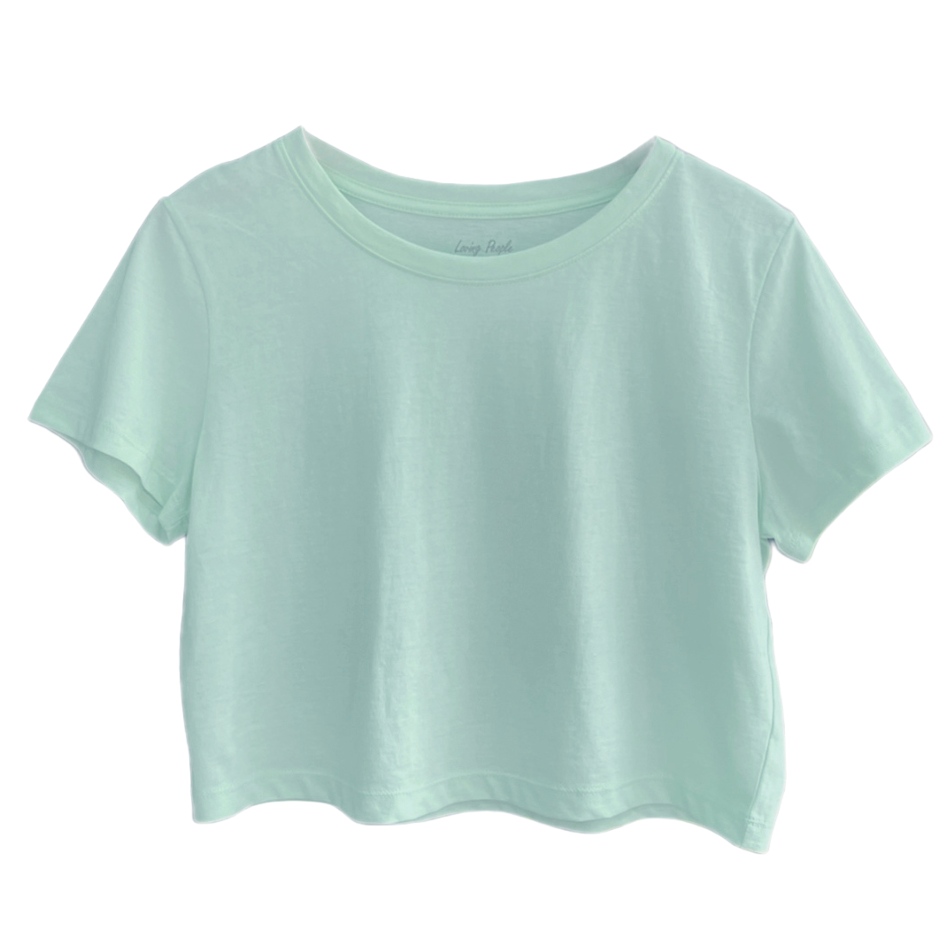 LOVING PEOPLE - Wholesale T-Shirt - Women's - Premium Crop Tees (Blues)16