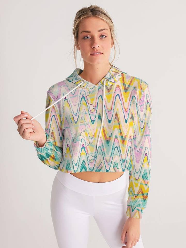 WATERLAND|| Sudadera corta con capucha para mujer para venta al por mayor de Byheart Design Sweden