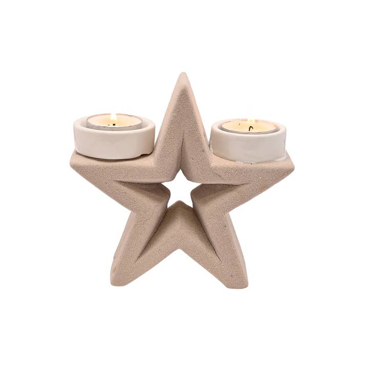 WIDDOP and Co. - Wholesale Candle Holder - **MULTI 2** Star Tea Light Holder 14.5cm3