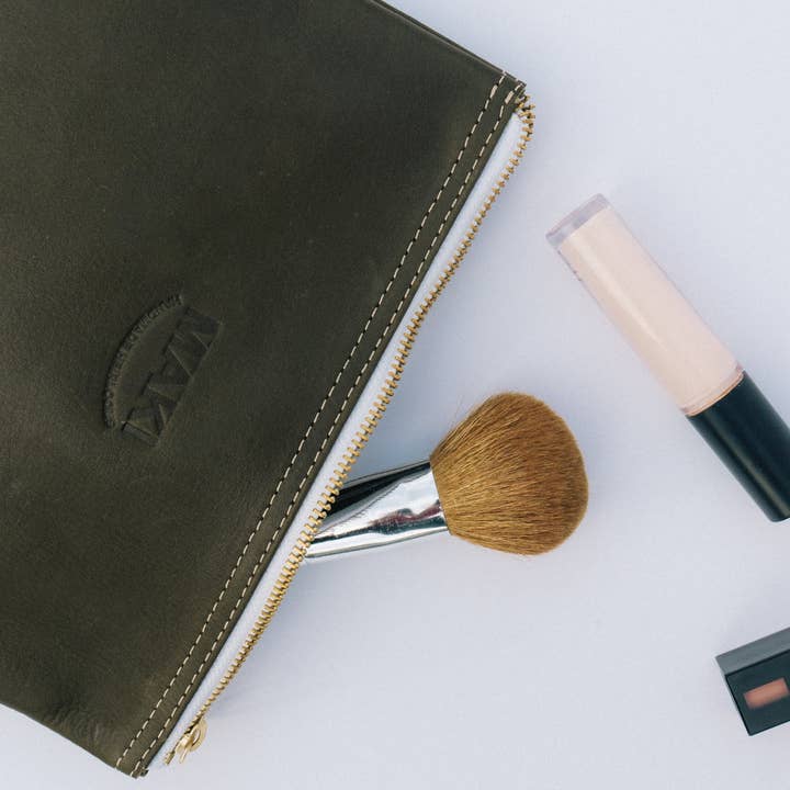 Ware by Maki - Wholesale Pouch - Women's - Everyday Pouch | Leather Zippered Cosmetic Bag2