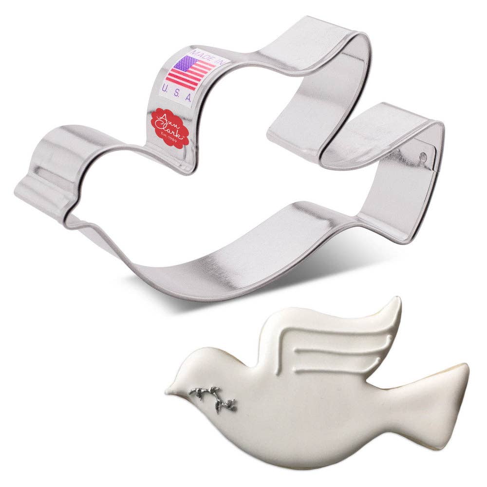 Ann Clark - Wholesale Cookie Cutter - Flying Dove Cookie Cutter. (Bag of 1 Dozen)0