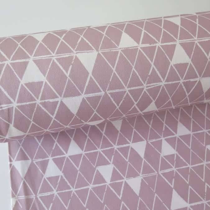 LA CASA DE LA BICI AZUL – Großhandel Wandteppich/-tuch – ROSA GEOMETRISCHER CANVAS STOFF3