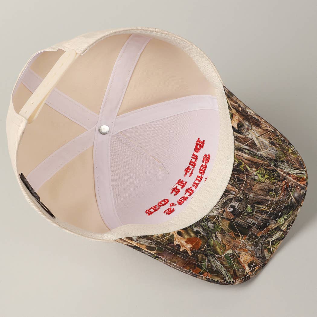 Fashion City - Wholesale Trucker Hat - Unisex - Put It On Santa's Tab Embroidery Two-Tone Hat21