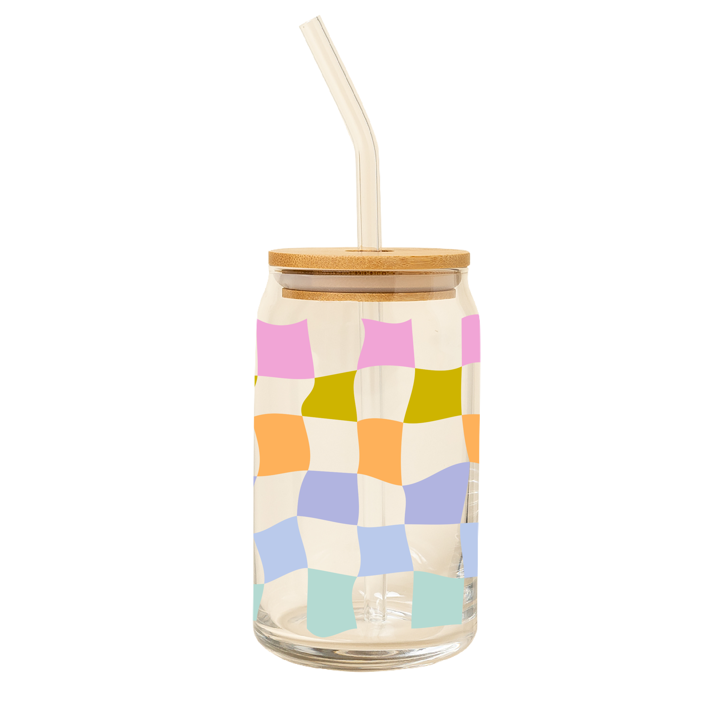 Talking Out of Turn - Wholesale Drinking Glass/Cup - Can Glass w/Lid + Straw TOP SELLER!16