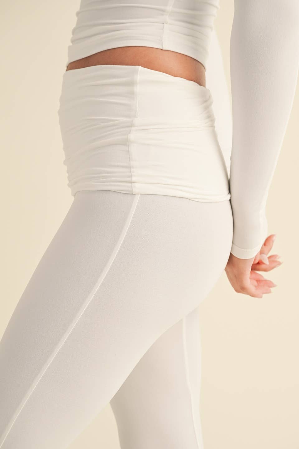 KIMBERLY C - Wholesale Pants - Women's - Soft Knit Foldover Flare Pants57