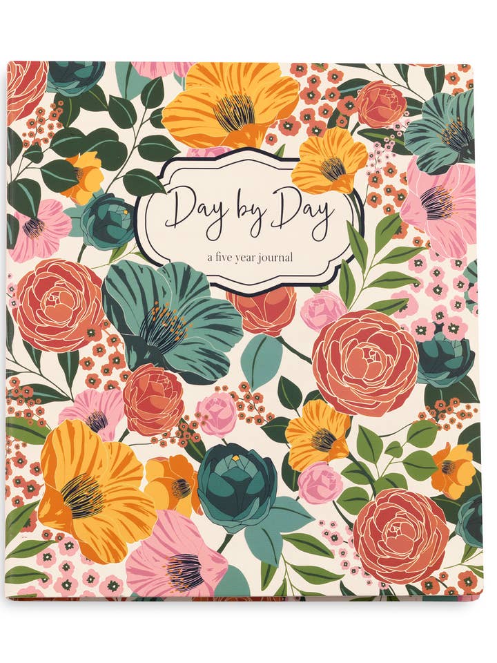 Journal quinquennal, crème Garden Blooms pour la vente par Steel Mill and Co.