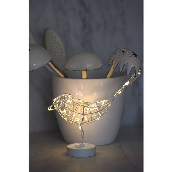 Lumina Of London AU - Wholesale Decorative tabletop object - Table Robin Light - Cute LED Ornament2