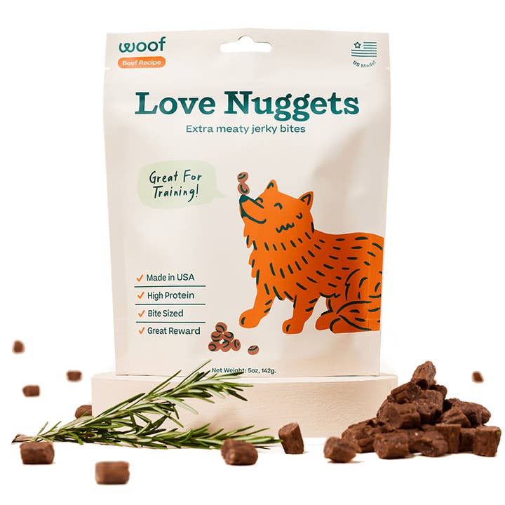 Woof - Wholesale Pet Treats - Dog - Love Nuggets