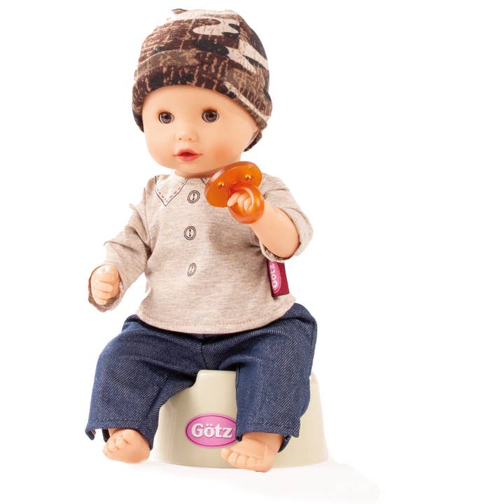 Gotz - Wholesale Doll - Kids - Gotz Aquini 13" Drink & Wet Anatomically Correct Boy Doll