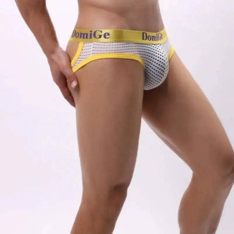 DomiGe - Vente Sous-vêtements – homme - Jockstraps Bold & Breezy pour hommes avec ceinture à logo - Sous-vêtements pour hommes Unleash Your Freedom17
