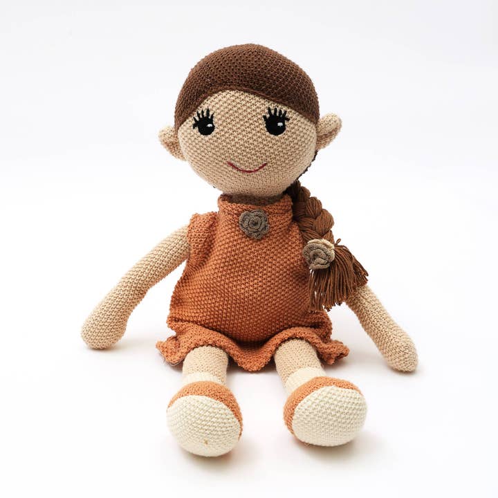 Plush Toy |100% Handcrafted Cotton Knitted Soft Princess Toy for wholesale by Bambini