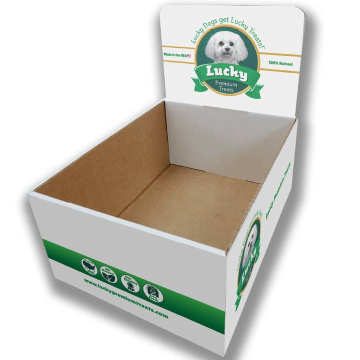 Lucky Premium Treats - Wholesale Pet Bone/Rawhide - Dog - BULK BOX CHICKEN WRAPPED Stubby 12 count1