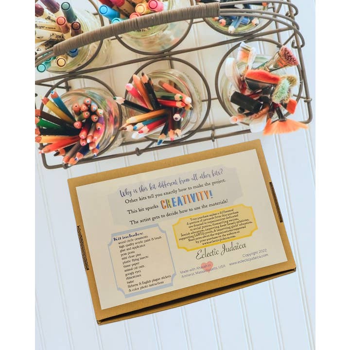 Eclectic Judaica – Kit de artesanato DIY - Criança por atacado – Kit Artesanal Passover 10 Pragas2