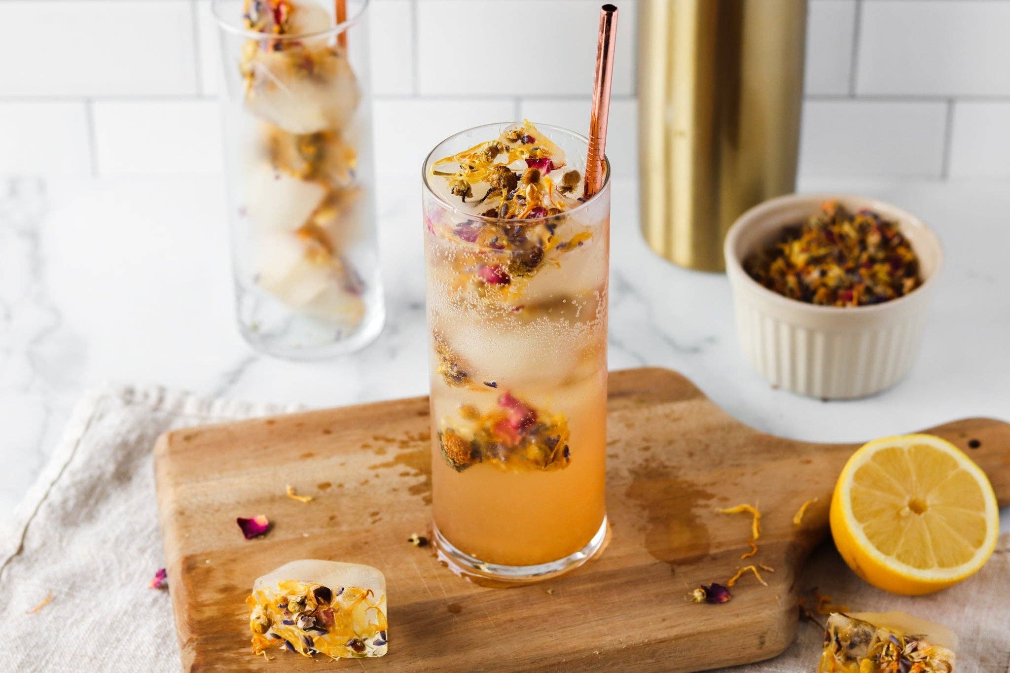 Farmhouse Teas - Wholesale Loose Tea - Rose Garden Repose | Herbal Loose Leaf Tea1