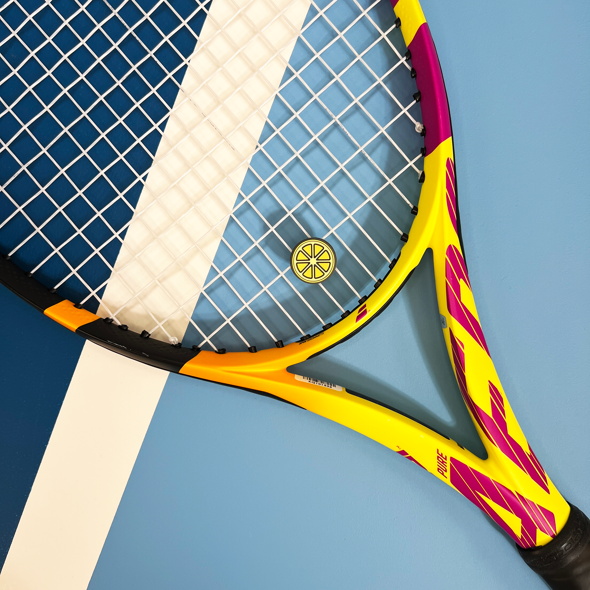 Racquet Inc - Wholesale Sporting Accessories - Delicious Dampeners - (2-Pack) Lemon - Food Tennis Vibration Dampener2