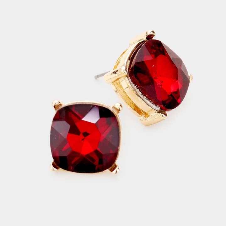 Sensibling Corp. – Brincos de pino por atacado – Brincos de pedra quadrada12