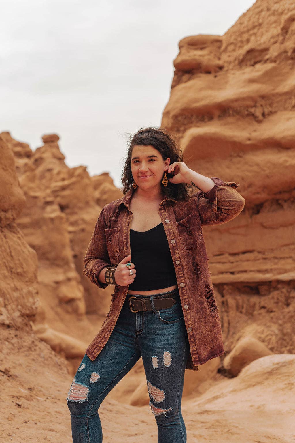 lovelevel – wholesale Dangle earrings – Natural Wood Earrings | SNAKES8