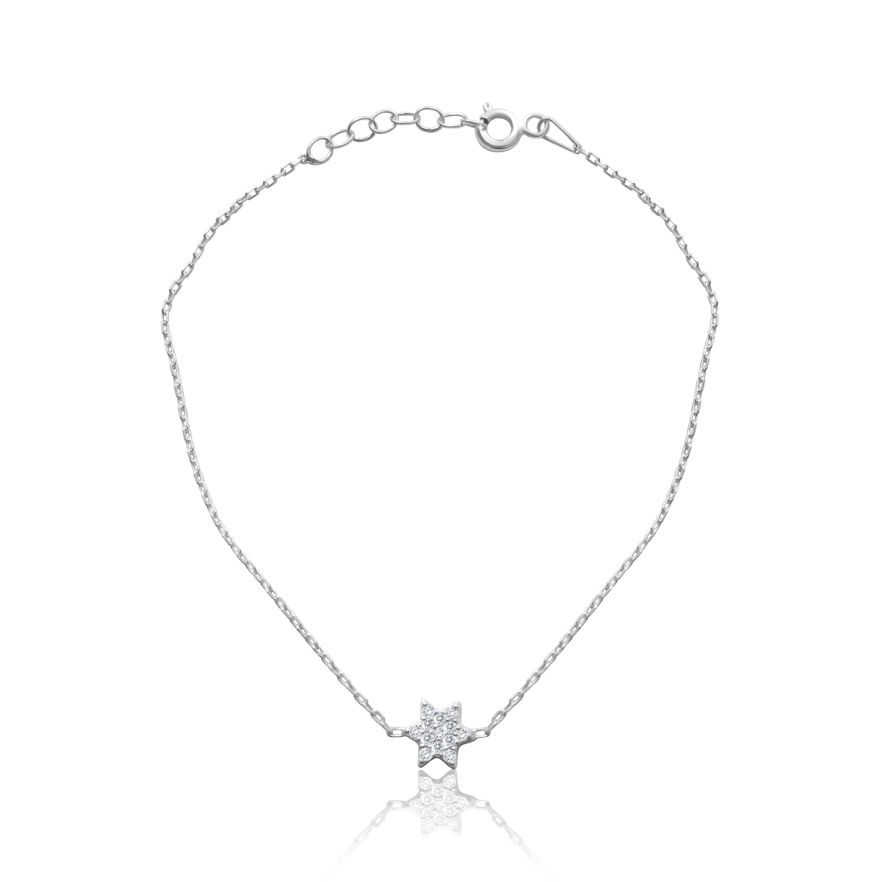 ALEF BET JEWELRY – Großhandel Kette mit Anhänger/Charm – Halskette oder Armband mit jüdischem Stern — klein und niedlich für jeden8