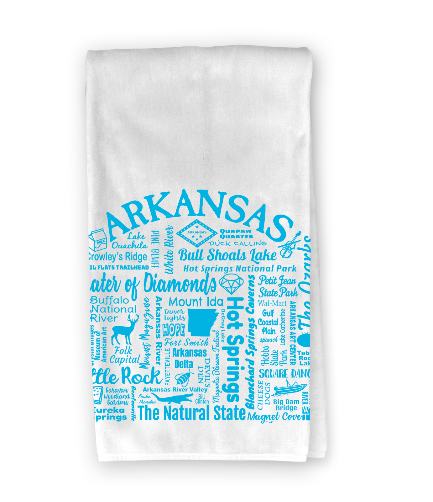 The Buffalo Works - Wholesale Tea Towel - Arkansas Destination Kitchen Towel - Where Life Takes You4