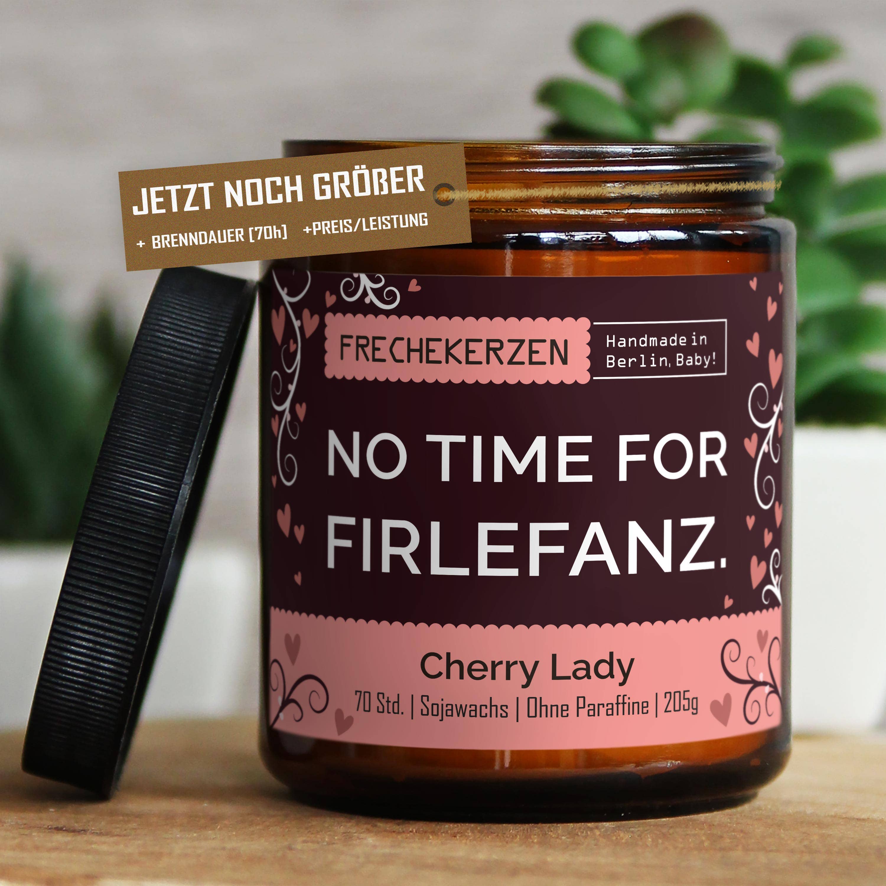 mysoy‎® Duftkerzen-Manufaktur - Wholesale Jar/Filled Candle - Funny Candle | no time for nonsense.| Gift Soy6