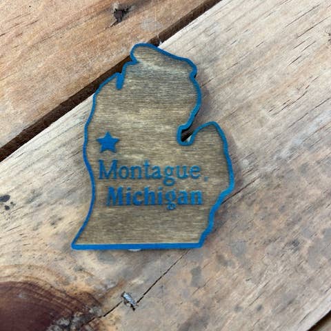 Lower Michigan Magnet for wholesale by Adrift Collective Co.