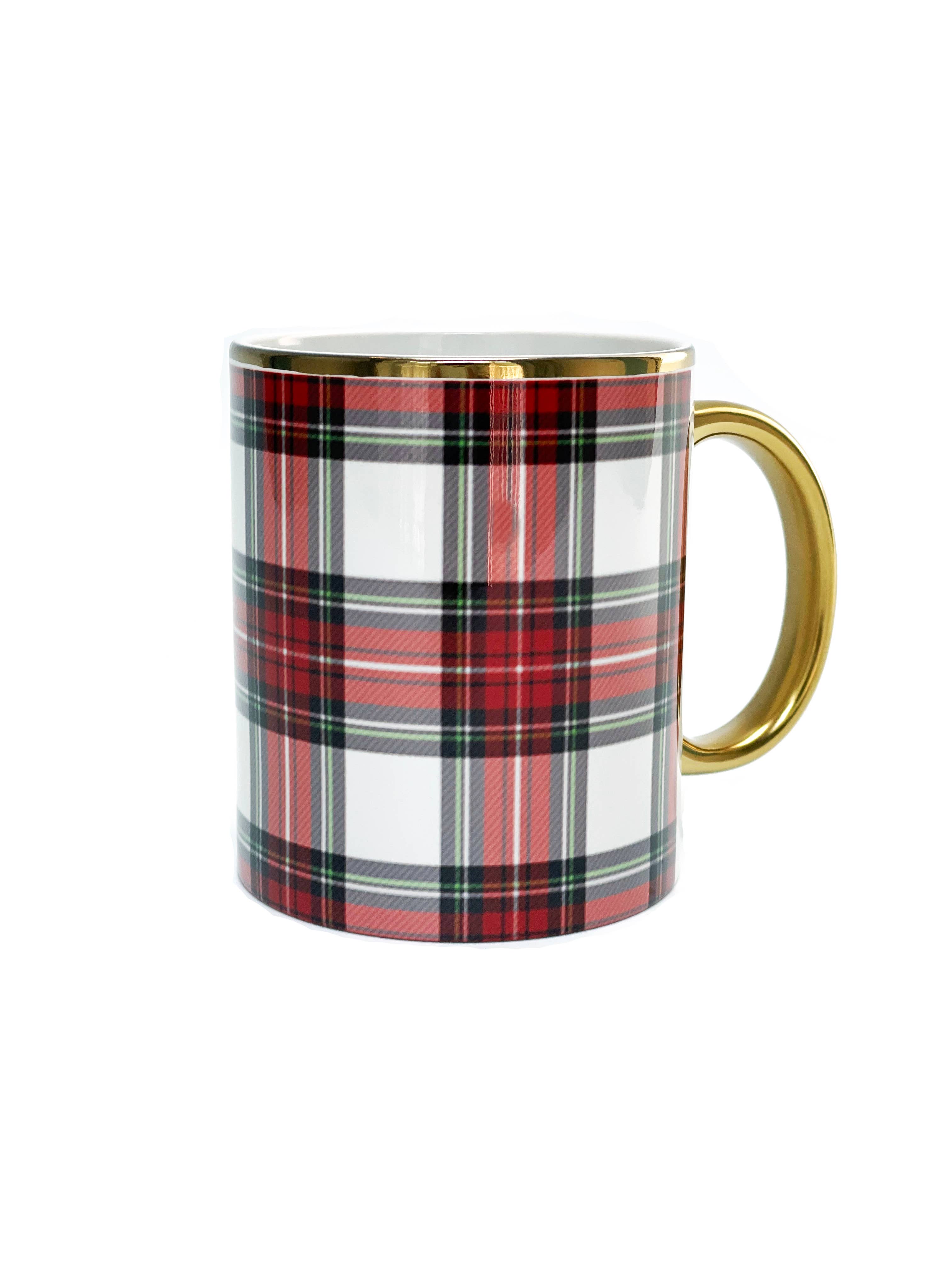 JOSIL Paperie & Gift - Wholesale Coffee Mug - Tartan Coffee Mug(Designs Wrap All the Way Around)1