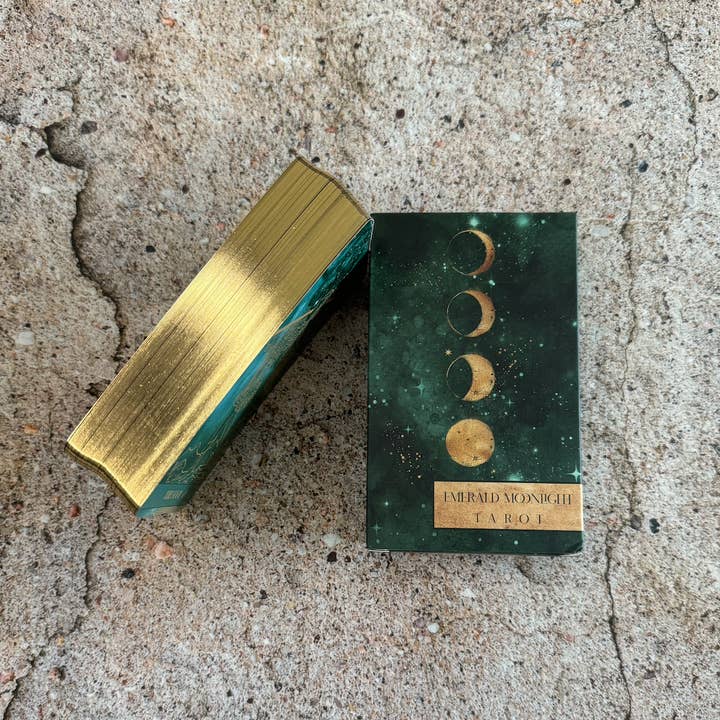 NOLA JAMES - Wholesale Tarot Cards - Emerald Moonlight Tarot Cards- Based on Rider Waite Tarot1