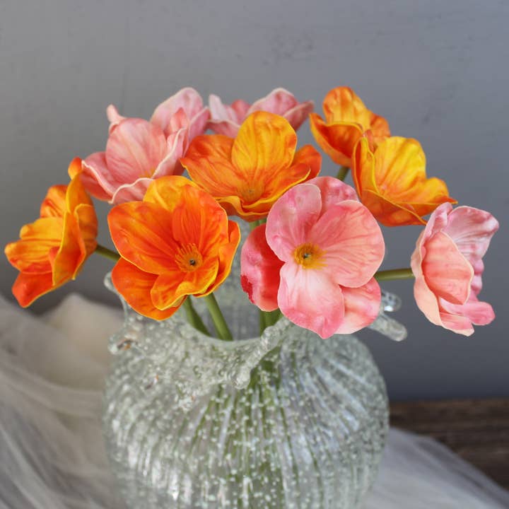 ACNITE(We cover U.S. import duties) – Flores artificiais por atacado – Flores artificiais de papoula toque real para decoração de casa10