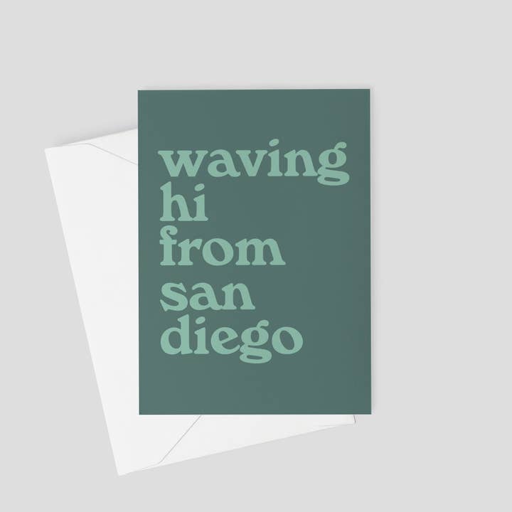 Waving Hi - Custom City for wholesale by The Heart Studio