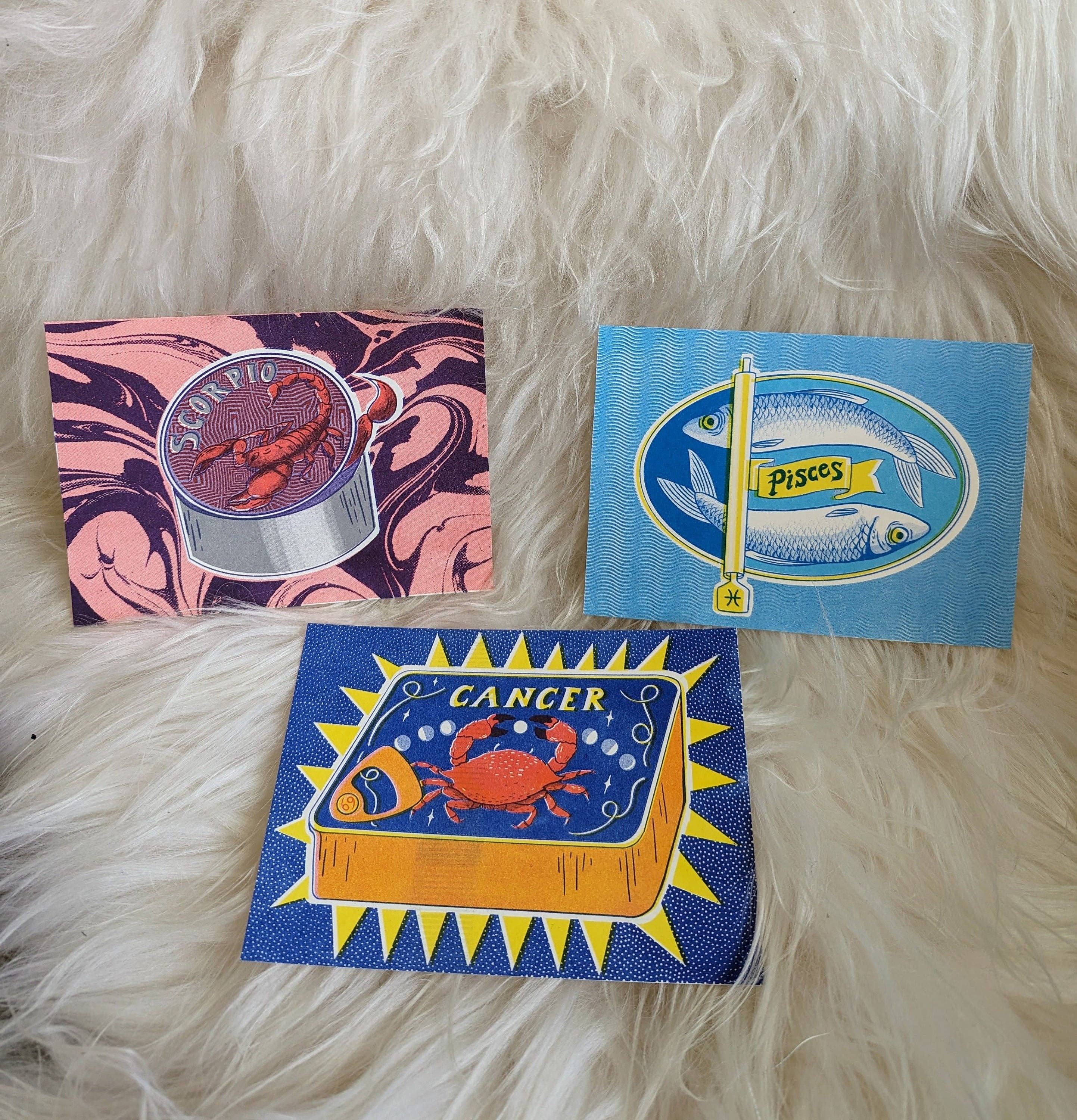 Christina Hu - Wholesale Kunstprint - Sagittarius Risograph Print | 5"x7"1