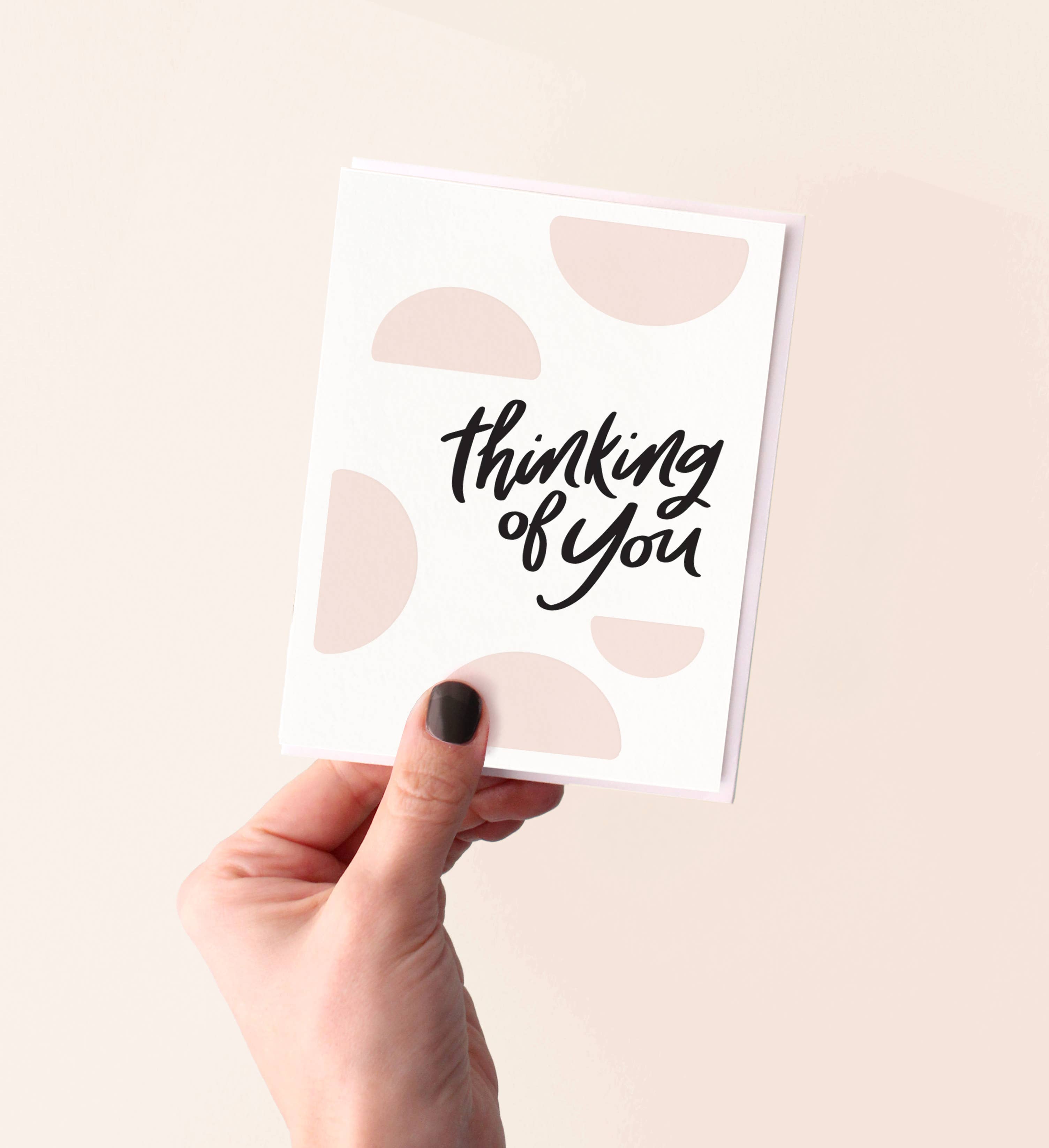 Dahlia Press - Wholesale Thinking of You Card - Thinking of You -Letterpress Thinking Of You Greeting Card1